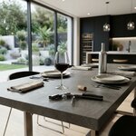 tire bouchon sommelier le thiers en bois débène posé sur une table dune maison moderne