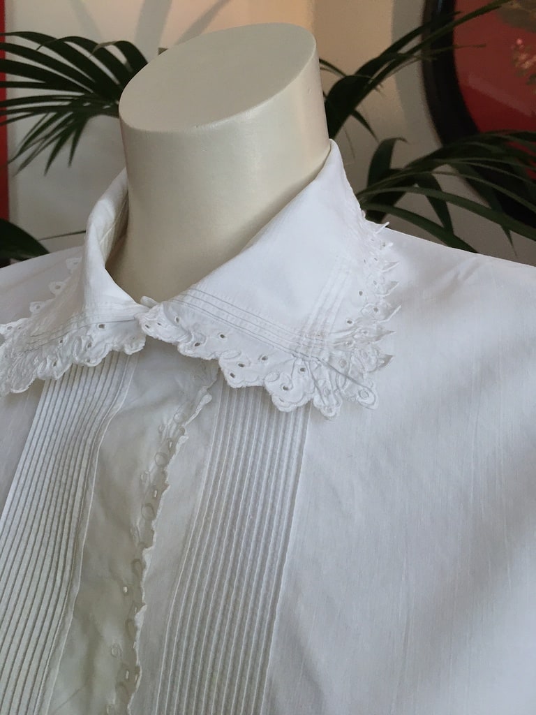 corsage-blouse-ancienne-linge-femme-broderie-faite-main