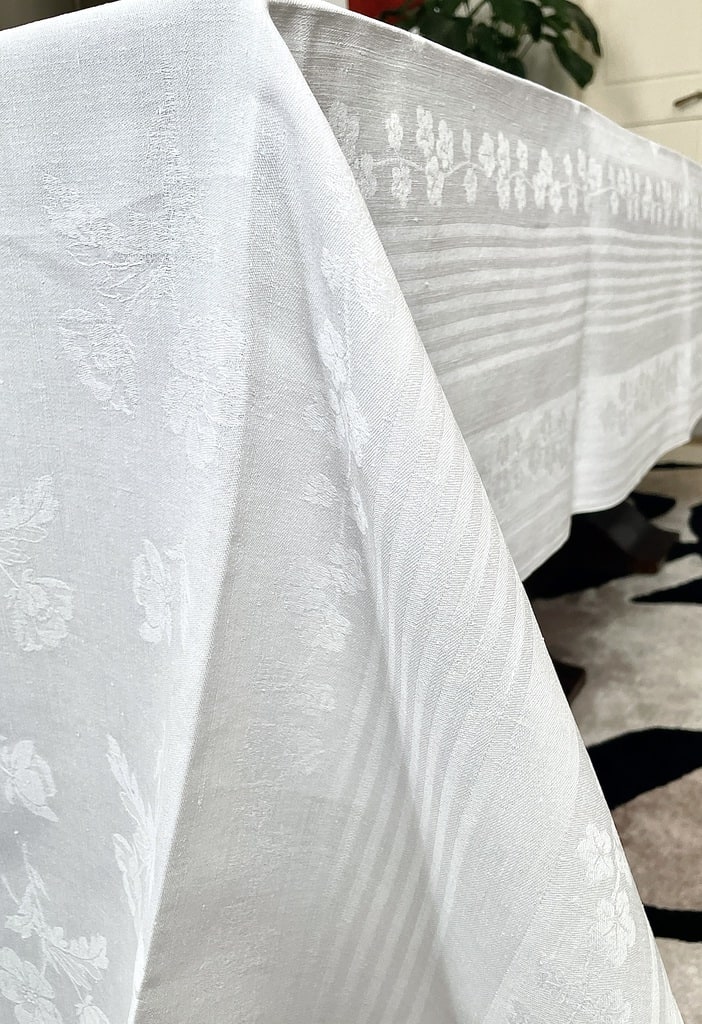 linge-de-table-ancien-damas-de-lin-brode-main-decor-fleurs-initiales-monogramme-b-antiquite-brocante-shabby-diner-fetes