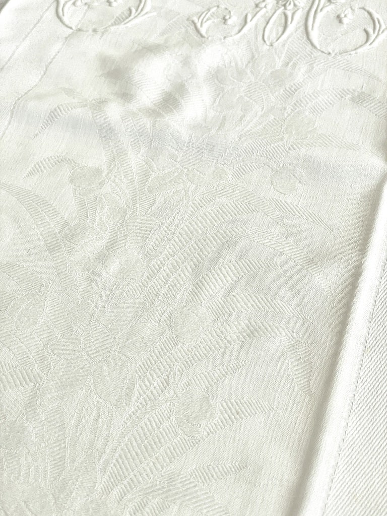 Lot de 2 taies d'oreillers brodées double gaze de coton rose 50x70
