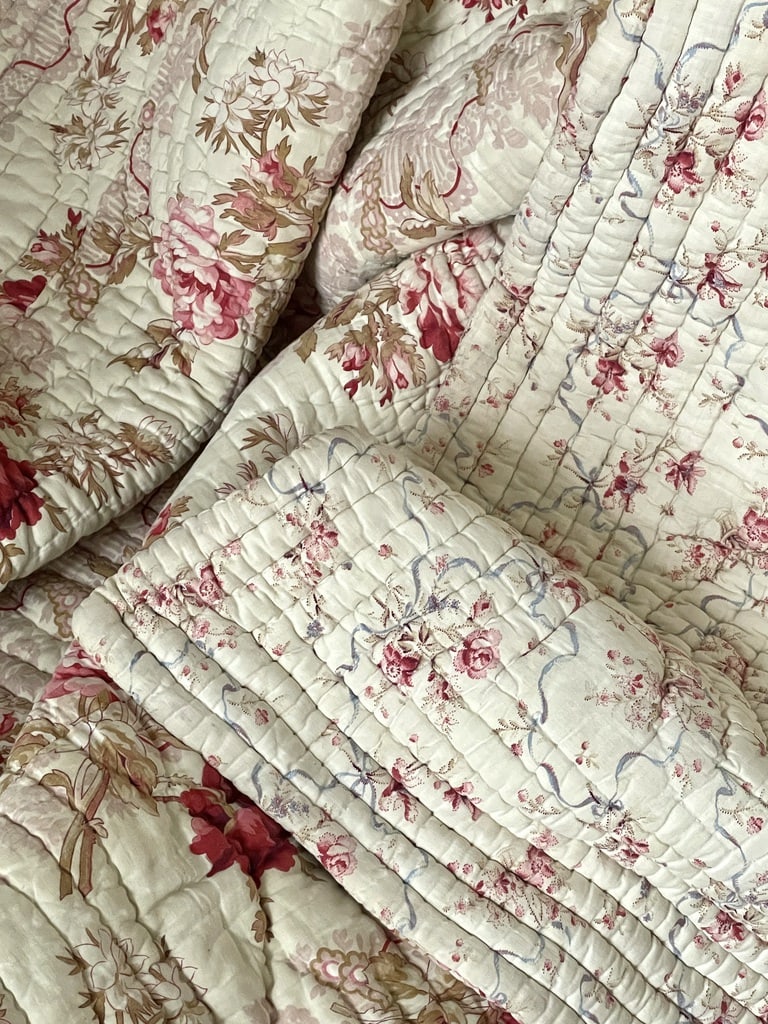 chic-boheme-decoration-textile-coton-imprime-indienne-couverture-provencale-antiquite-brocante-vintage-linge-ancien