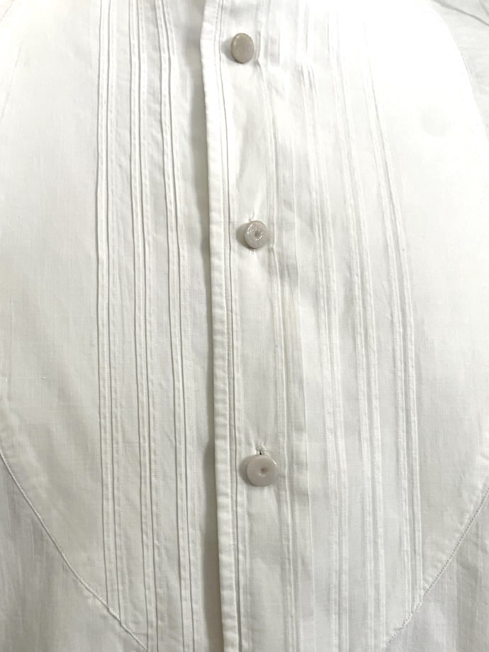 anciene-chemise-de-smoking-homme-coton-percale-plastron-belle-epoque-bal-napoleonnien-antiquite-brocante