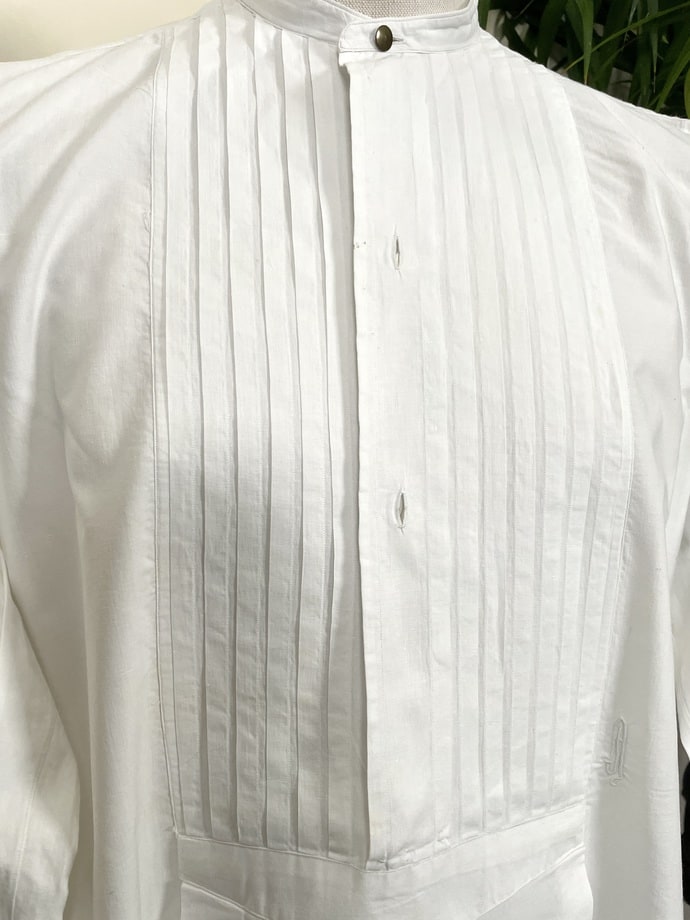 chemise-ancienne-smoking-costume-homme-1900-napoleon-coton-linge-ancien-brocante-antiquite-chi-vintage