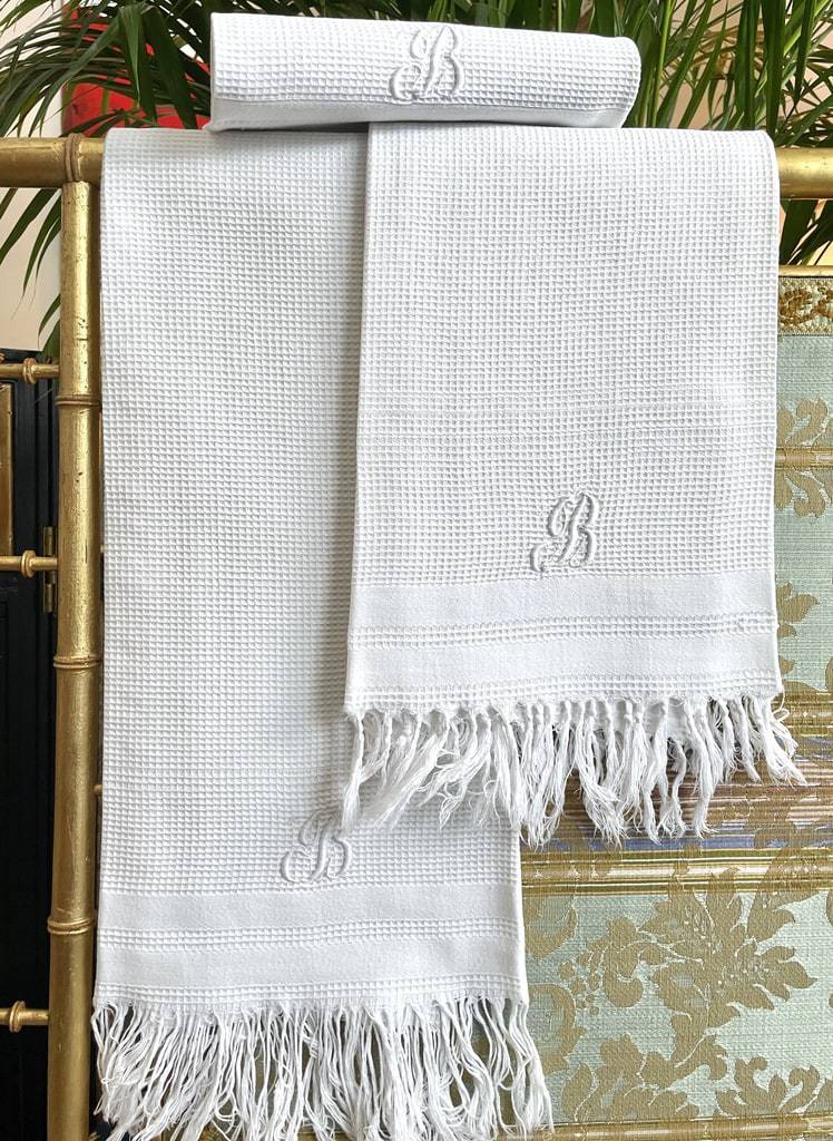 serviette-de-toilette-anciennes-coton-blanc-eponge-nid-abeille-vintage-bain-mains-antiquite-brocante-shabby-chic