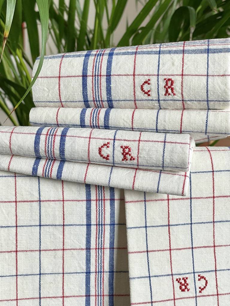 linge-ancien-office-cuisine-torchons-serviettes-lavette-essuie-verres-mains-vaisselle-antiquite-brocante
