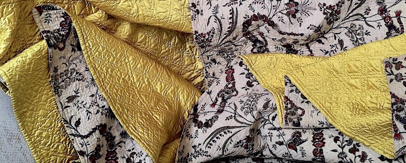 linge de maison drap oreiller traversin couverutre pique de coton marseille antiquite brocante
