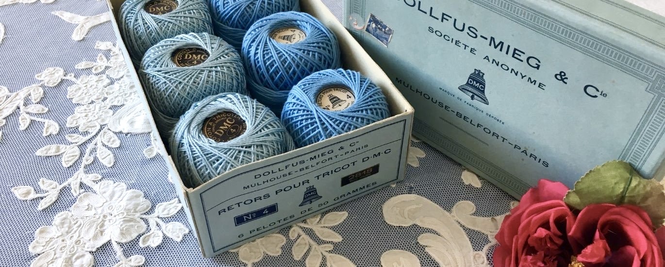 mercerie ancienne, boite ruban étiquette linge chiffre 10 - Loutte St Quentin