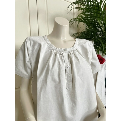 chemise-de-jour-nuit-dame-ancienne-lin-monogramme-initiale-broderie-mains-linge-ancien-antiquite-brocante-trousseau-heritage