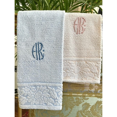 linge-ancien-toilette-visage-essuie-mains-bain-cuisine-office-antiquite-brocante-vintage-upcycling-seconde-main-bleu-rose