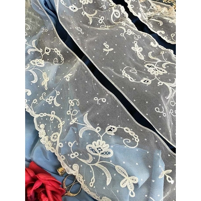 dentelle-ancienne-application-d'angleterre-fuseaux-aiguille-costumier-costumiere-mercerie-linge-ancien-antiquite-brocante-dentelliere