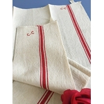 torchons-ancien-liteaux-rouge-metis-monogramme-officie-cuisine-linge-ancien