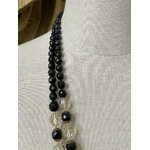 collier-ancien-art-deco-deux-rangs-perles-noire-verre-cristal-irrise