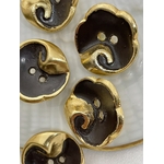 boutons-ancien-bronze-émaille-noir-dore-vintage