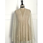 linge-ancien-etole-tulle-rebrode-xixème-mariage-voile-de-mairee-antiquite