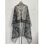 etole-ancienne-dentelle-noire-chantilly-accessoire-de-mode-epoque-linge-ancien-mercerie-antiquite