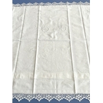 taies-oreiller-coton-blanc-damasse-dentelle-crochet-monogramme-cm-brode-main-antiquite-brocante-linge-de-lit-ancien-trousseau