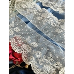 dentelle-aux-fuseaux-valenciennes-volant-coton-fin-fleurs-mercerie-ancienne-antiquite-brocante