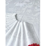 art-de-la-table-nappe-serviettes-lin-damasse-chasse-a-courre-gibier-air-eau-linge-ancien-antiquite-brocante-diner-fetes