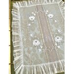 linge-ancien-lit-bebe-berceau-coussin-tulle-coton-rebrode-application-mousseline-antiquite-brocante
