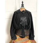 corsage-ancien-mousseline-de-soie-noire-voile-satin-passementerie-collection-1880-antiquite