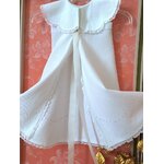 linge-ancien-bebe-bapteme-naissance-pique-de-coton-fin-antiquite-brocante