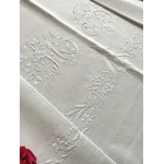 drap-lin-monogramme-mb-broderie-blanche-trousseau-xixeme-19eme-linge-ancien-antiquite-brocante