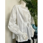 liseuse-ancienne-linon-fin-guipure-chemise-de-jour-dentelle-valenciennes-mode-femme-ancienne-linge-de-corps-antiquite-brocante