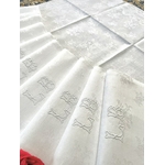 linge-ancien-brode-main-serviettes-de-table-lin-damasse-monogramme-lr-plumetis-diner-repas-de-fete-ceremonie-antiquite-brocante-vintage-vente-achat