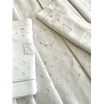 ancienne-parure-de-lit-drap-taies-lin-monogramme-js-jours-brode-main-linge-ancien-antiquite-brocante