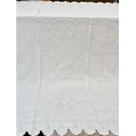 linge-ancien-de-famille-heritage-couverture-ancienne-pique-de-marseille-provence-trousseau-de-mariage-fait-main-coton-gaufre-antiquite-vente-en-ligne