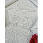 couverture-ancienne-pique-de-coton-gaufre-provence-marseille-double-monogramme-linge-ancien-antiquite-brocante-brode-main
