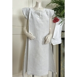 chemise-de-jour-ancienne-pour-dame-lin-feston-initiales-trousseau-de-mariage-broderie-blanche-linge-ancien-antiquite-brocante