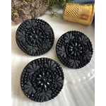 boutons-anciens-verre-noir-moule-mode-1900-vintage-haute-couture-collection-antiquite-brocante-fleur-guillochage