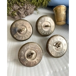 20 ANCIENS BOUTON DE CHASSE-VANNERIE BLAZON EN LAITON DORE 1,5cm EUR 40,00 - FR