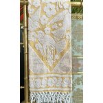 linge-ancien-serviette-de-toilette-coton-eponge-gaufre-franges-art-deco-essuie-mains-visage-antiquite-brocante