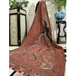linge-anciien-chale-cachemire-epoque-napoleon-emprire-mode-collection-antiquite-brocante
