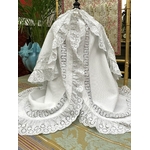 linge-ancien-manteau-de-bapteme-pique-de-coton-gratte-volant-broderie-anglaise-antiquite-brocante-bebe