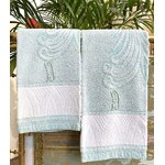 ancienne-serviettes-de-toilette-eponge-bleues-art-deco-linge-ancien-antiquite-brocante-shabby-chic-campagne-bain-mains-visage