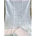 linge-ancien-de-toilette-bain-visage-essuie-main-coton-eponge-blanc-bleu-monogramme-antiquite-brocante