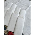 linge-ancien-en-lin-damasse-damas-de-lin-brode-main-serviettes-anciennes-initiales-point-de-croix-antiquite-brocante
