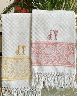 Cadeau Ensemble Serviette Éponge Et Gant De Toilette En OVP