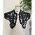 col ancien couvre epaule tulle voile de soie noir soutache epoque napoleon 3 xixe costume linge ancien antiquite
