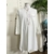 chemise-de-nuit-homme-pyjama-coton-blanc-broderie-rouge-poche-monogramme-linge-ancien-français-antiquite-brocante-fait-main