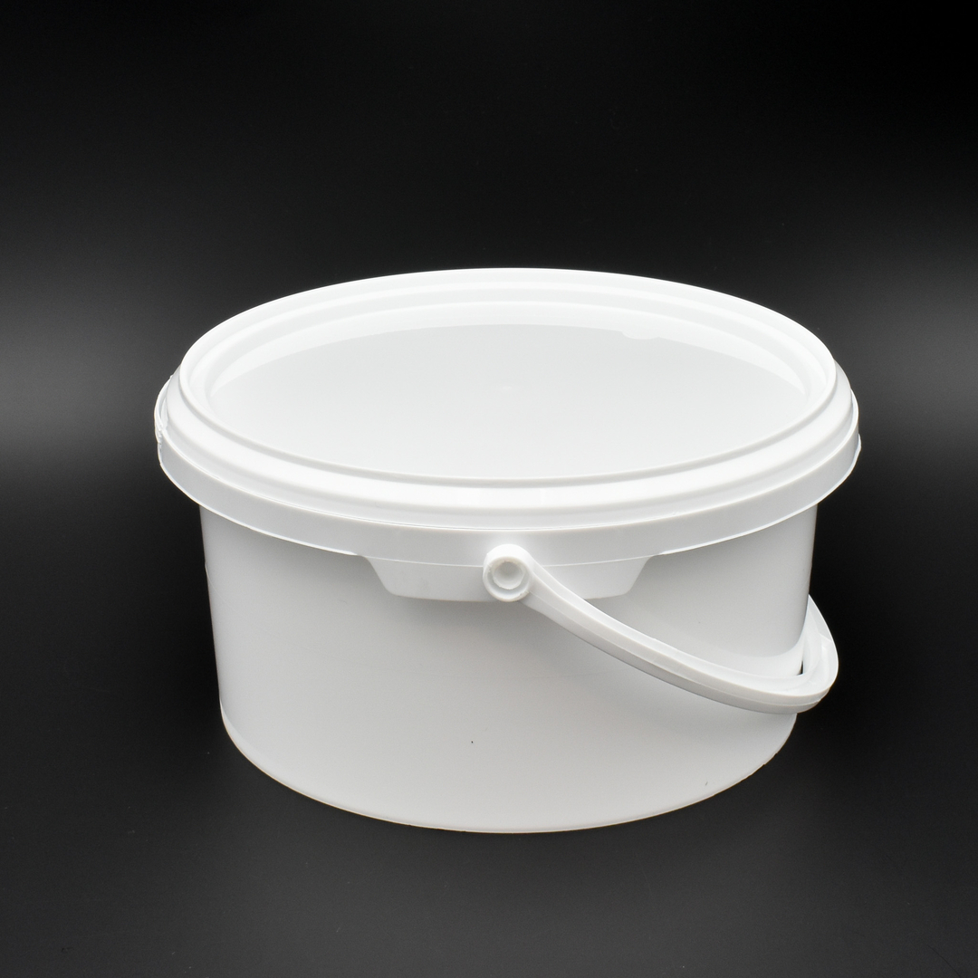Seau en plastique blanc 5L - Seaux - topflacon