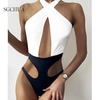 Maillot-de-bain-une-pi-ce-d-collet-en-V-plongeant-Sexy-d-coup-Push-Up