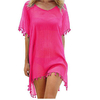 Robe-de-plage-en-mousseline-de-soie-avec-des-franges-Cover-Up-pour-les-maillots-de