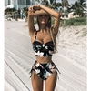 Maillot-de-bain-deux-pi-ces-pour-femmes-mod-le-Floral-Bikini-taille-haute-soutien-gorge