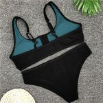 Maillot-de-bain-deux-pi-ces-boutons-Sexy-soutien-gorge-Bandeau-c-tel-Push-Up-pour