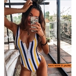 TRINIDAD RAYE NOIR ET JAUNE