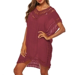 2022-Sexy-Women-Loose-Beach-Dress-Tunic-Solid-Bikini-Cover-UP-Swimsuit-Beachwear-Swimwear-Hollow-Out